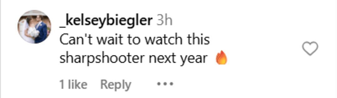 Screenshot of UConn WBB post